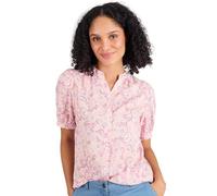 Damart - Climatyl Printed Blouse, Pink, 14