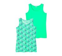 Damart Long Sleeved Round Neck T-Shirt Underwear Round Neck Thermolactyl Women Green