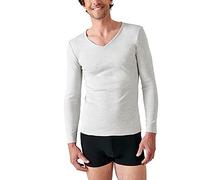 Damart Men's Thermal Medium Warmth Long Sleeved V-Neck T-Shirt Thermal Top