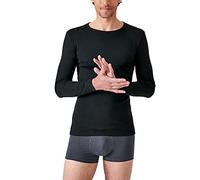 Damart Men's T-Shirt Col Rond Maille Classique Thermolactyl Thermal Top, Black, L