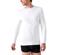 Damart Men's Thermolactyl Long Sleeve T-Shirt, GRA Fleece, White, XL