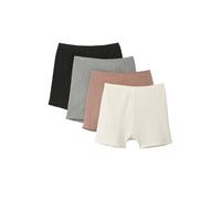 Damart Pack of 4 Short Briefs Women Corsetry Maxi Grey