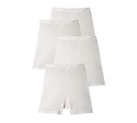 Damart Pack of 4 Short Briefs Women Corsetry Maxi White