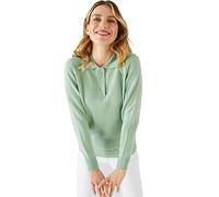 Damart Polo Collar Jumper Women Polo Collar Long Sleeves