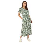 Damart - Printed Blouse, Basil Print, 16 Green