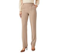 Damart - Pull-on Straight-Leg Trousers, Beige, 31 inches