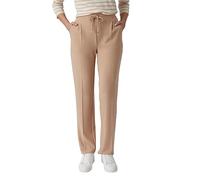 Damart Pull-on Trousers Women Straight On The Waistline Beige