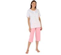 Damart - Short Sleeve Cropped Pyjamas