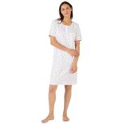 Damart - Short Sleeve Nightdress, Pink Heart, 26/28