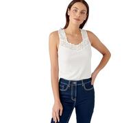 Damart Women's Silky Soft Tank Top Underwear, Off-White, L