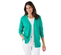 Damart - Super Soft Cardigan, Deep Green, 10/12