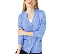 Damart Super Soft Cardigan Women V Neck Long Sleeves