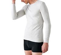 Damart Men's T-Shirt Col Rond Maille Classique Thermolactyl Thermal Top, Flecked Grey, 3XL