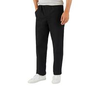 Damart Thermal Lined Trousers Men Straight On The Waistline Black