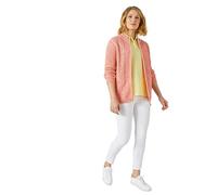 Damart Thermal Zip Cardigan Women High Collar Thermolactyl Long Sleeves
