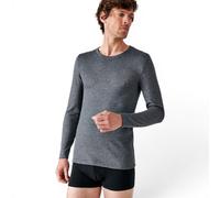 Damart Thermolacty Medium Warmth Long Sleeve Crew Neck Thermal Vest, Grey