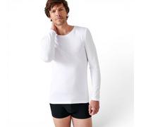 Damart Thermolacty Medium Warmth Long Sleeve Crew Neck Thermal Vest, White