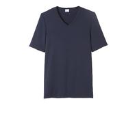 Damart - Thermolactyl Short Sleeve V-Neck T-Shirt Dark Navy Blue
