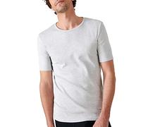 Damart Thermolactyl Short Sleeved Vest Men Underwear Round Neck Grey