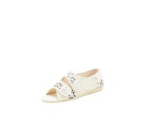 Damart - Touch-Fasten Shoe, Floral Print, 5 Beige