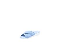 Damart - Towelling Mule Slipper, Light Blue, 8