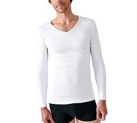Damart - V-Neck Long Sleeve T-Shirt, V Neck, Comfort Warmth White