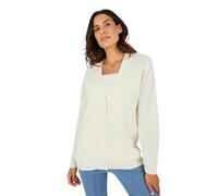 Damart - Waffle Cardigan, Ecru, 26/28