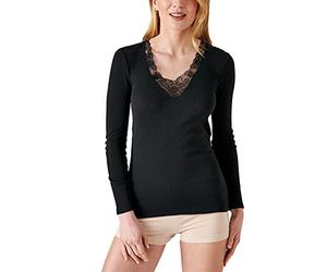 Damart Women's 38988 Long-Sleeved Mesh T-Shirt Underwear