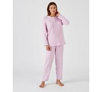 Damart Women's Comfortable Pull-On Cotton Pyjamas for Ultimate Relaxation in Pale Lilac | Size: XL Damart Pale Lilac XL