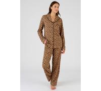 Damart Women's Leopard Thermal Jersey Pyjama Set | Size: XL Damart Multicolor XL