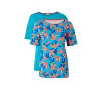 Damart Women's Pack of 2 T-Shirts in Turquoise | Size: 14-16 Damart Turquoise 14-16