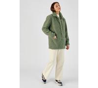 Damart Women's Sherpa Button-through Fleece in Green | Size: 26-28 Damart Green 26-28
