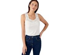 Damart Women's Silky Soft Tank Top Underwear, Off-White, L