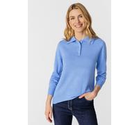 Damart Women's Soft & Lightweight Everyday Polo Collar Jumper in Blue | Size: 18-20 Damart Blue 18-20