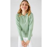 Damart Women's Soft & Lightweight Everyday Polo Collar Jumper in Mint | Size: 28 Damart Mint 28