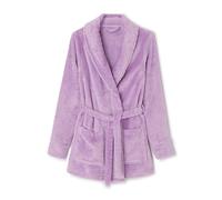 Damart Women's Soft Thermal Fleece Short Dressing Gown For Everyday Comfort in Purple | Size: Medium Damart Purple M