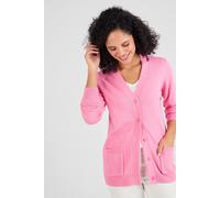 Damart Women's Soft & Warm Essential V-Neck Cardigan in Pink | Size: 24 Damart Pink 24