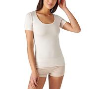 Damart Women's T-Shirt Thermolactyl Invisible Manches Courtes, Sand Brown, XS