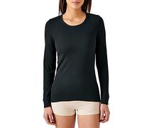 Damart Women's Tee Shirt Manches Longues. Themal Top Not Applicable, Black (Noir 56680-17010), 6 (Manufacturer Size: X-Small)