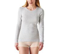 Damart Women's Tee Shirt Manches Longues. Themal Top Not Applicable, Grey (Gris Chiné 56680-11011-), 18 (Manufacturer Size: Large)