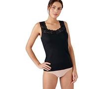Damart Women's Silky Soft Tank Top Underwear, Black, S