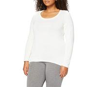 Damart Women's TEE Shirt Manches Longues Sensitive DEGRE 4-63569 Underwear, Off-White, L