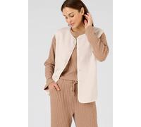Damart Women's Warm & Snug Thermal Fleece Lounge Jacket in Off-White | Size: Medium Damart Off-White M