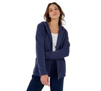 Damart Zip Fleece Women Hood Long Sleeves