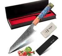 Damascus Chef Knife Petty Hajegato Unique One of Kind Handle Professional 6 Inch Japanese Chefs Kitchen Knife Vg10 67 Layers Damascus Steel Knive