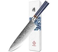 Damascus Chef's Knife - Japanese VG10, 67-Layer High Carbon Stainless Steel, Pro Cooking Knife, Gyuto (8 inch)