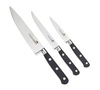 Damascus Steel Professional 3 Piece Kitchen Knife Set 9cm Paring, 12 cm Utility, 15 cm Cooks Knife