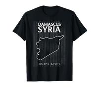 Damascus Syria Country Capital City Flag Patriotic T-Shirt