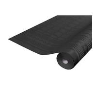 Damask paper disposable tablecloth in roll 25 M long X 1.18 M wide - Damask paper with a chic and classic universal pattern - black (vivid)