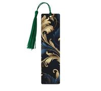 Damask Pattern Print Wooden Bookmarks Beautiful Notebook Accessories for Men Women Book Lovers